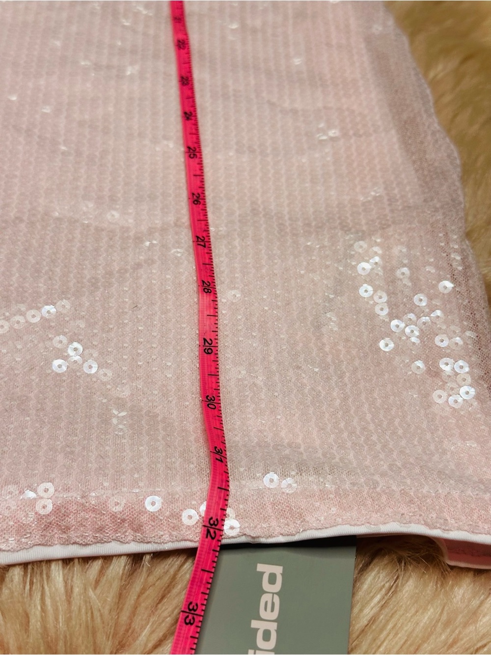 Missguided Blush Sequin Long-Sleeve Mini Dress - Picture 12 of 15